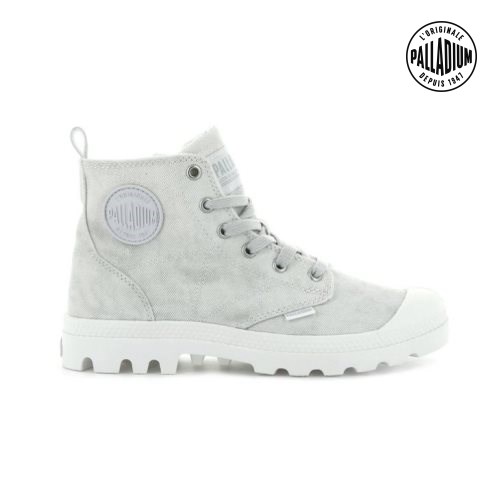 Dámské Boty Palladium Pampa Zip Desertwash Světle Šedé | CZ NQR-09J